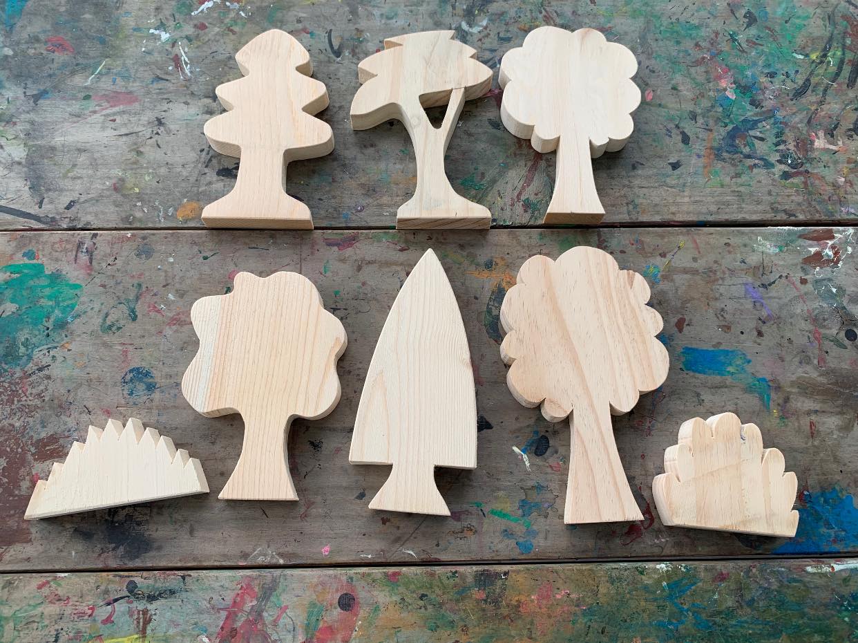 Bộ cây (10 cây kích thước 10-18cm)