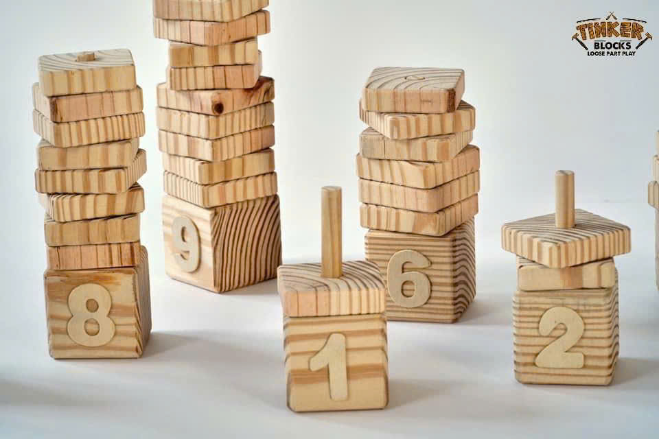 Bộ khối gỗ đếm từ số 1-10 - Hình ảnh 2