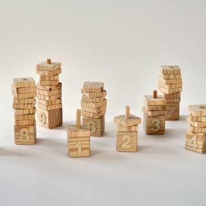 Bộ khối gỗ đếm từ số 1-10