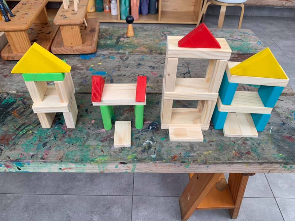 Bộ xếp hình gỗ màu sắc (53 chi tiết) - Hình ảnh 3