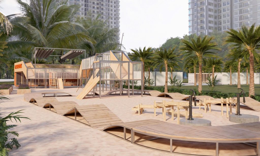 MỤC TIÊU THIẾT KẾ SÂN CHƠI PHIÊU LƯU THEO TINH THẦN VÀ TRIẾT LÝ “TINKER PLAY” CHO TRẺ