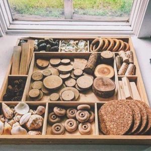 Khay gỗ học cụ