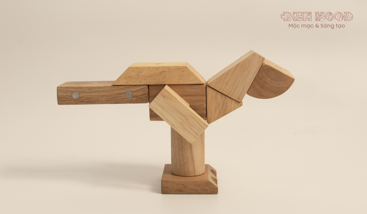 Gỗ nam châm biến hình - Thú biến hình - Hình ảnh 3