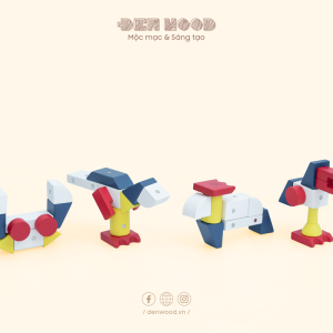 Gỗ nam châm biến hình - Thú biến hình